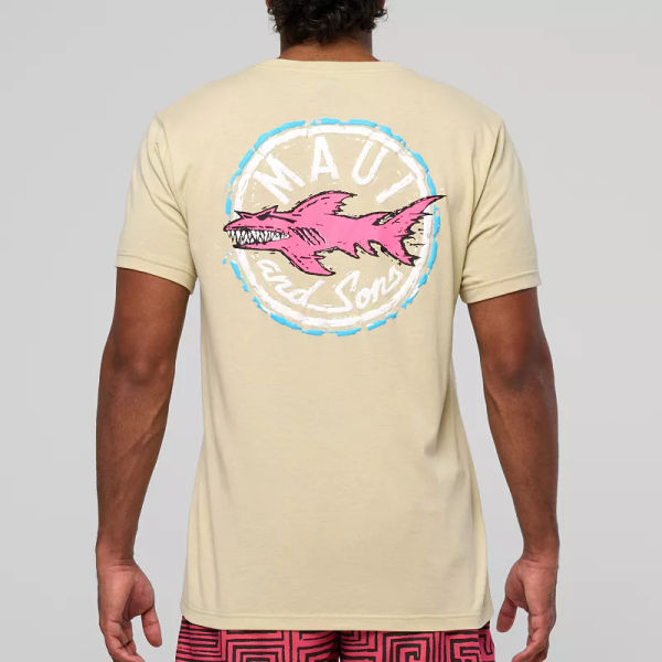 Men's Maui and Sons Neon Cookie Logo Graphic Tee, 