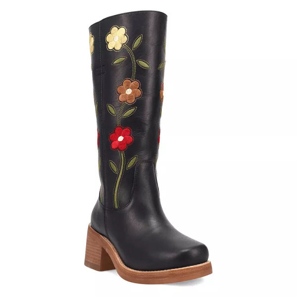Dingo Bloom Women's Mid-Calf Leather Boots, 