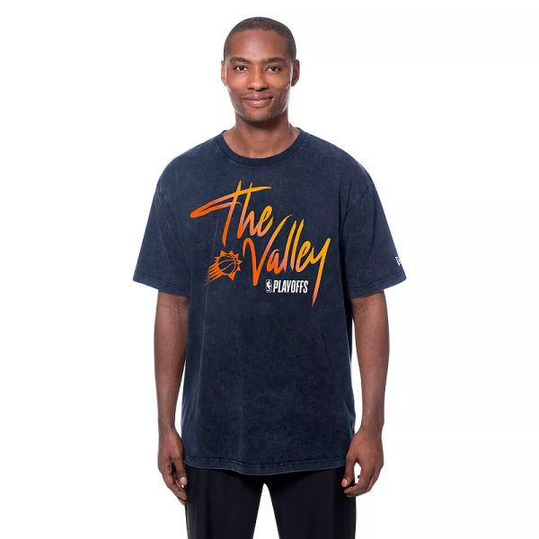 Men's New Era Navy Phoenix Suns 2026 NBA Playoffs The Valley T-Shirt, 