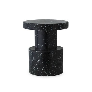 Tabouret Bit Normann Copenhagen / Table d'appoint - H 42 cm / Recyclé - Noir - Plastique | Made In Design