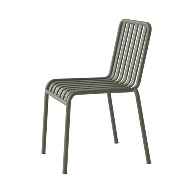 Hay Palissade Stacking chair - olive green  | Made In Design UK