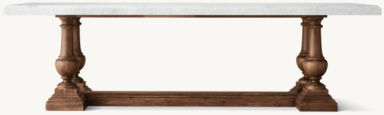 St. James Marble Rectangular Dining Table