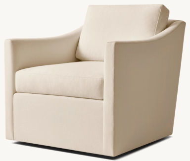 Oliver Slope Arm Swivel Chair