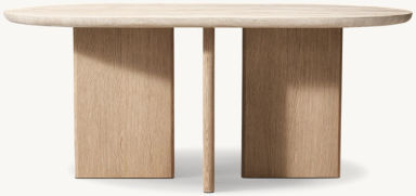 Vivian Cross-Base Dining Table