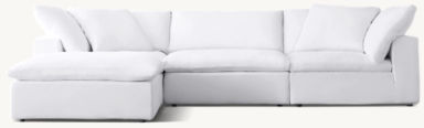 Cloud Modular 4-Piece Sofa-Chaise Sectional