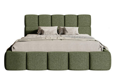 Selsey POLSTERBETT Cloudy Olivgrün Chenille 180 cm