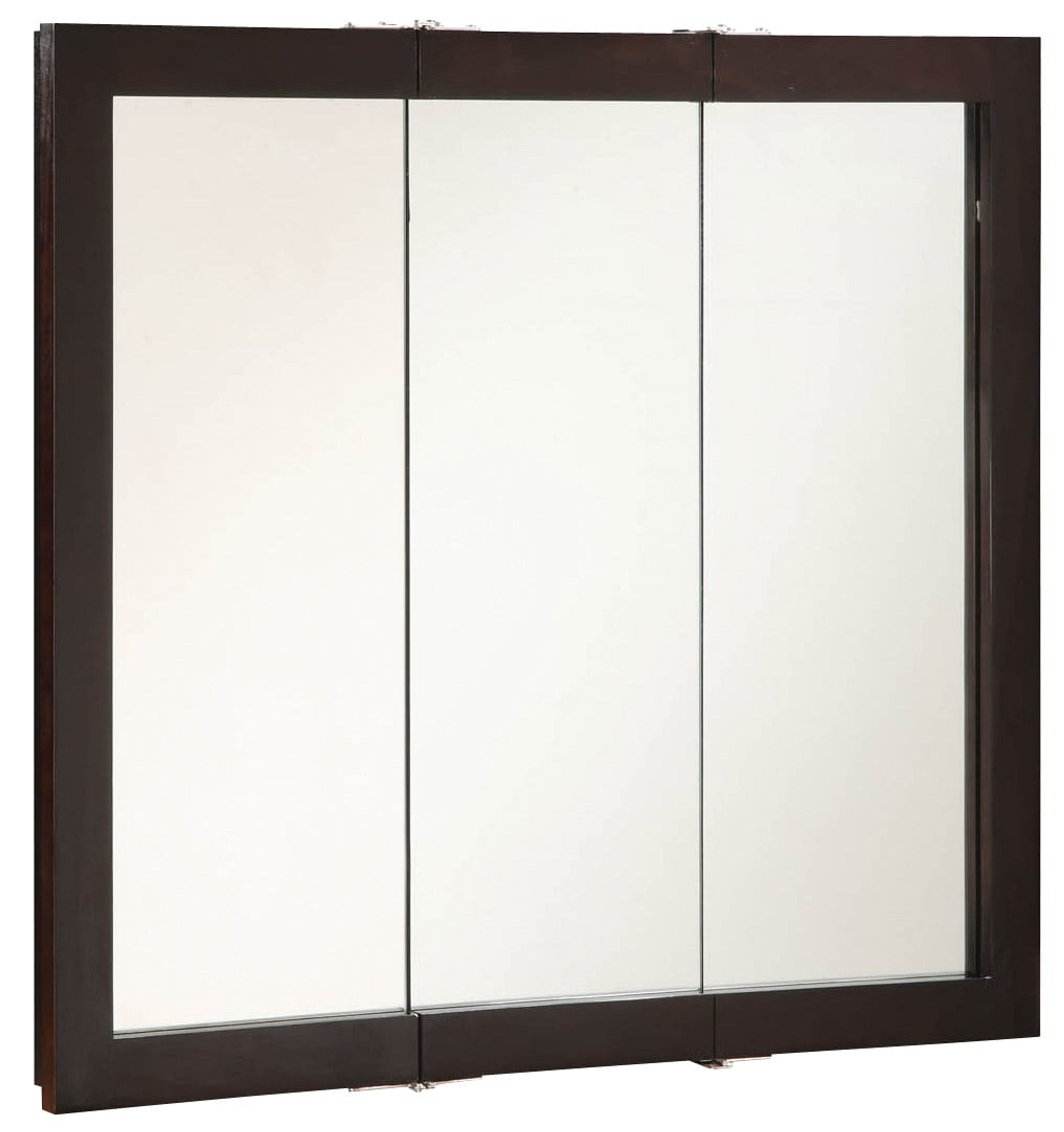Design House Ventura 36x30 Espresso Mirrored Medicine Cabinet