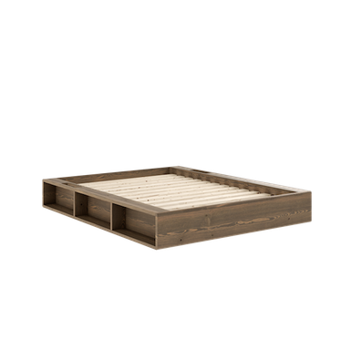 ZIGGY BED CAROB BROWN LACQUERED 140 X 200 for 919 EUR | no. 431106140200 | de