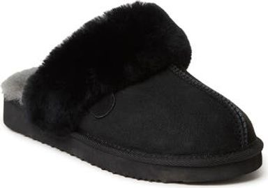Sydney Water Resistant Genuine Shearling Scuff Slipper - Wide Width Available