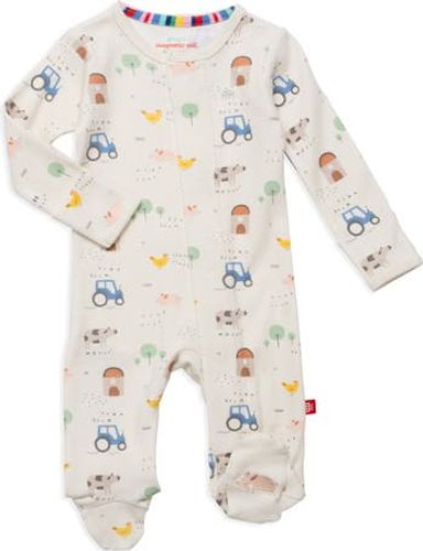 Pasture Bedtime Organic Cotton Magnetic Footie