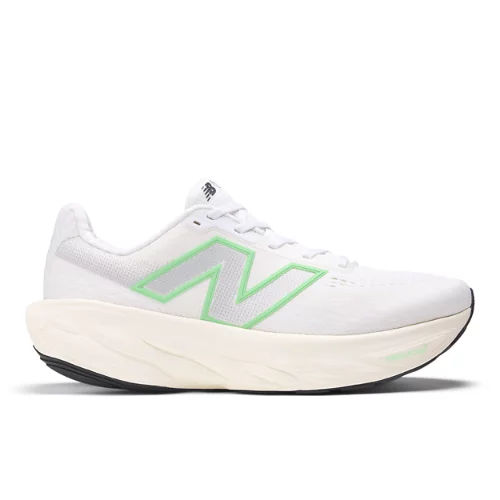 New Balance Men's Fresh Foam X 1080v14 Running Shoes - White/Green/Beige (Size 11)