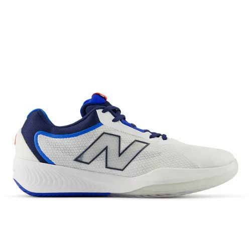 New Balance Men's FuelCell 996v6 Pickleball Shoes - White/Blue (Size 7 Wide)