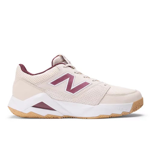 New Balance Men's Coco Delray Tennis Shoes - Beige/Red (Size 10.5)