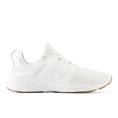 New Balance Men's Fresh Foam X Cruz v3 Running Shoes - White/Beige (Size 14)