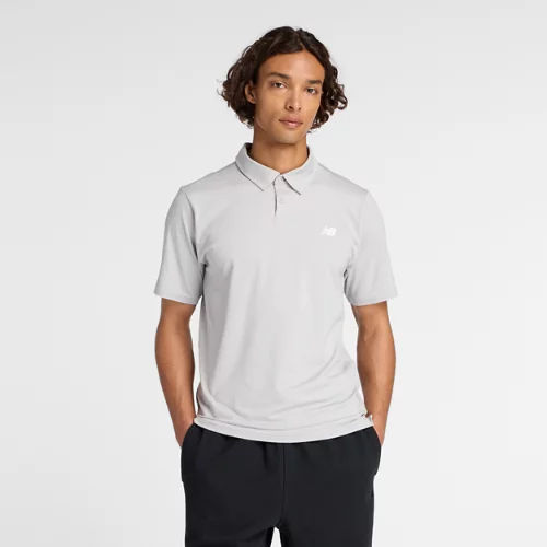 New Balance Men's New Balance Performance Polo Shirt - Grey (Size M)
