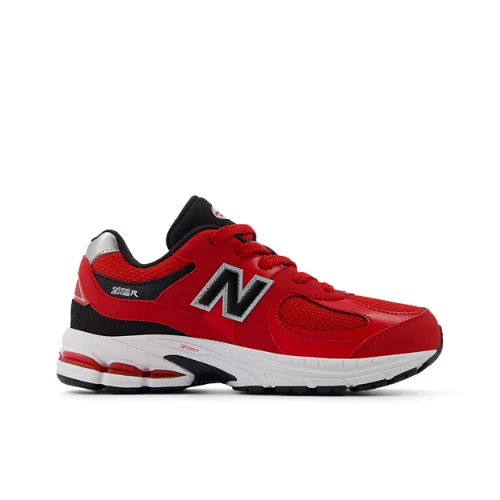 New Balance Kids' 2002 Lace Sneakers - Red/Black (Size 1 Wide)