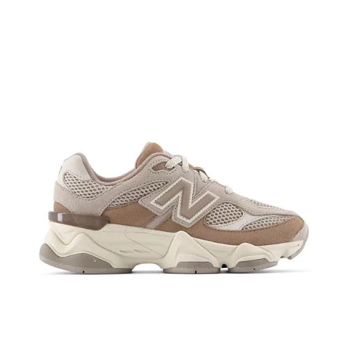 New Balance Kids' 9060 Lace Sneakers - Brown/Grey (Size 12 Wide)