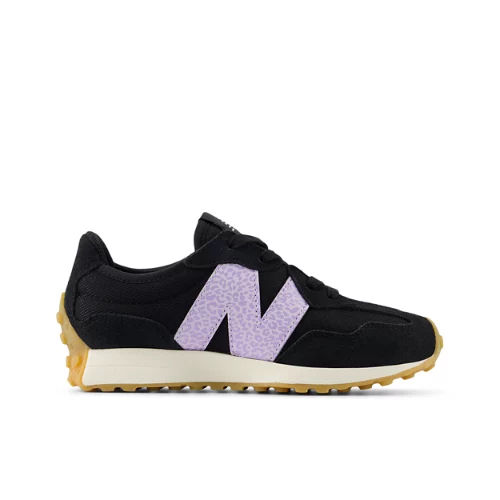New Balance Kids' 327 Sneakers - Purple/Black (Size 1)