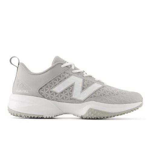 New Balance Men's FuellCell 4040 v8 Turf-Trainer Baseball Shoes - Grey/White (Size 11)