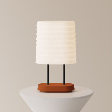 Persiana Table Light by Carlos Jimenez Design in Sedona, 16.7″ tall