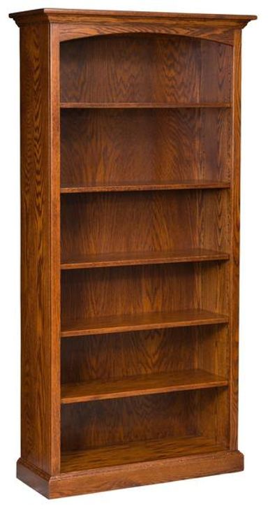 Amish Solid Wood Sheffield Traditional Bookcase