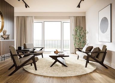 Marilyn Mid-Century Modern Living Room Furniture Set