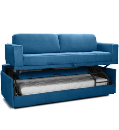 The Dormire V2 - Bunk Bed Couch Transformer Royal Blue - Roma 26 | Expand Furniture
