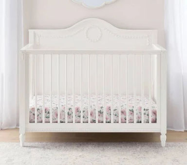 Adeline 4-in-1 Convertible Crib, Simply White, In-Home Delivery