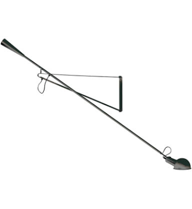 Flos - 265 - Wall or Ceiling Lamp - Black