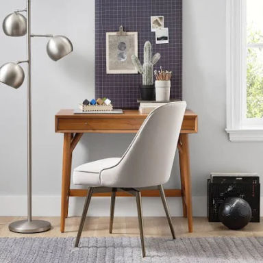 West Elm x PBT Mid-Century Mini Writing Desk, Acorn