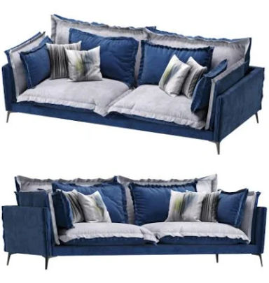 Sofa Auto Reverse Velvet 3D model - Arketipo