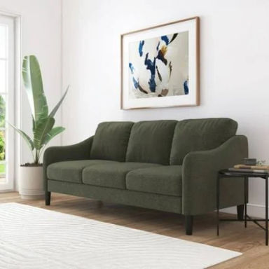 Mainstays Westley Swoop Arm 74" Sofa, Moss Green