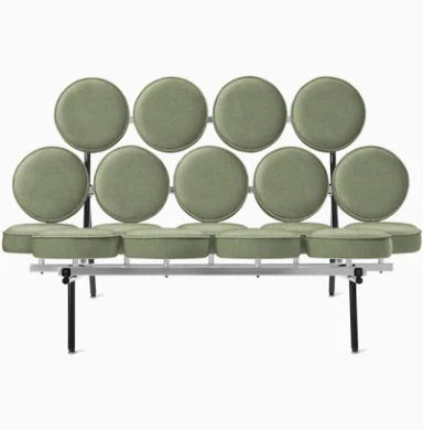 Herman Miller Nelson Marshmallow Sofa in Woodlet