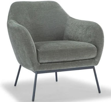 Martina Accent Chair AllModern Fabric or Leather Type: Green