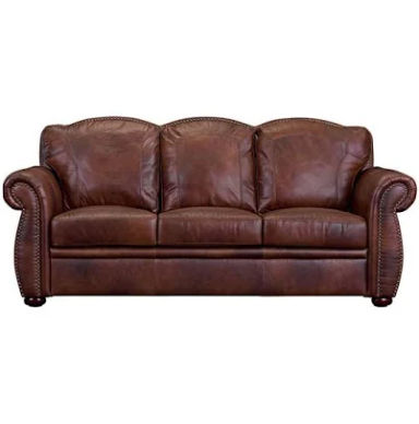 Leather Italia Arizona Leather Sofa in Marco
