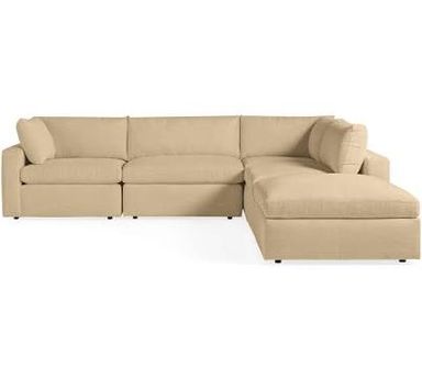Beale Five-Piece Sectional with Ottoman in Upholstered/Fabric | Arhaus
