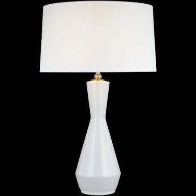 Visual Comfort Studio Jens Table Lamp, Soft Ivory, TT1221SIV1