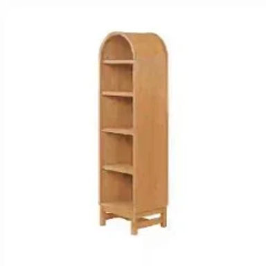 Better Homes & Gardens Juliet Narrow Arch Bookcase, Light Honey Finish