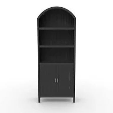 Grooved Wood Arch Bookcase Cabinet - Hearth & Hand with Magnolia