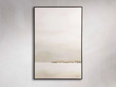 Tranquil Trees I Framed Print in Wood 56" x 83" in Natural | Arhaus