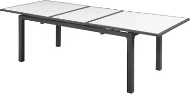 Meridian Furniture Nizuc Outdoor Patio Extendable Dining Table - White