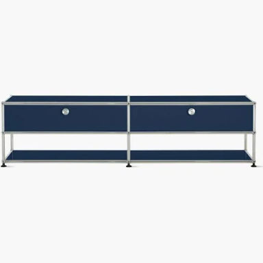 USM Open Media Console, Steel Blue at Design Within Reach