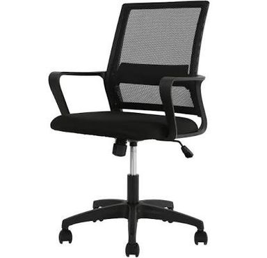 PayLessHere Gaming Chair Ergonomic Computer Chair Office Chair Video Game Chairs with Lumbar Support Desk Chair Armrest Mid Black Cushion Swivel