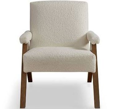Raeford Accent Chair in Gray, L:33.5"xW:28.5"xH:35.3" by Bassett Furniture