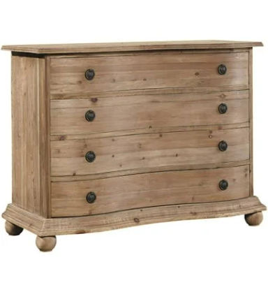 Wisteria - Reclaimed Pine Bowfront Chest | Wisteria