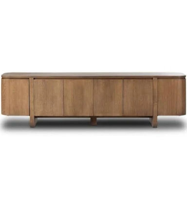 Four Hands Elle Media Console Tawny Oak