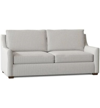 Gemi 72'' Upholstered Sofa Birch Lane Fabric: Cruise Gray Striped