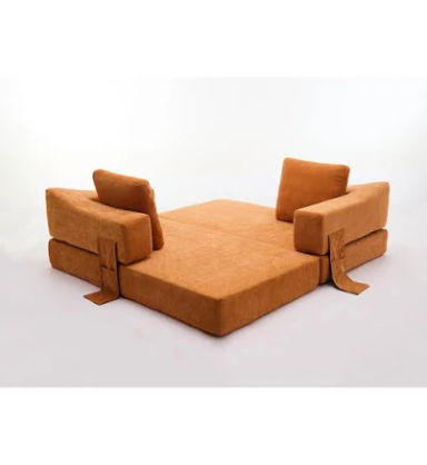 Brayden Studio Modern Minimalist Upholstery Sofa
