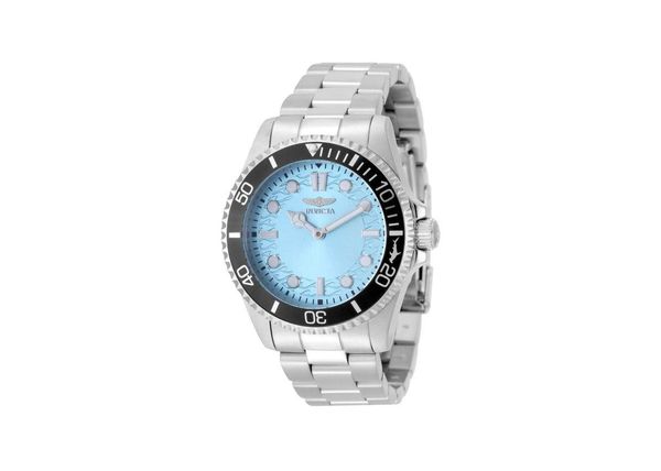 Invicta Men's 50325 Pro Diver Quartz PC20S Tiffany Dial Watch - Silver