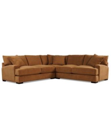 Rhyder 3-Pc. Fabric L Sectional, Exclusively at Macy's
